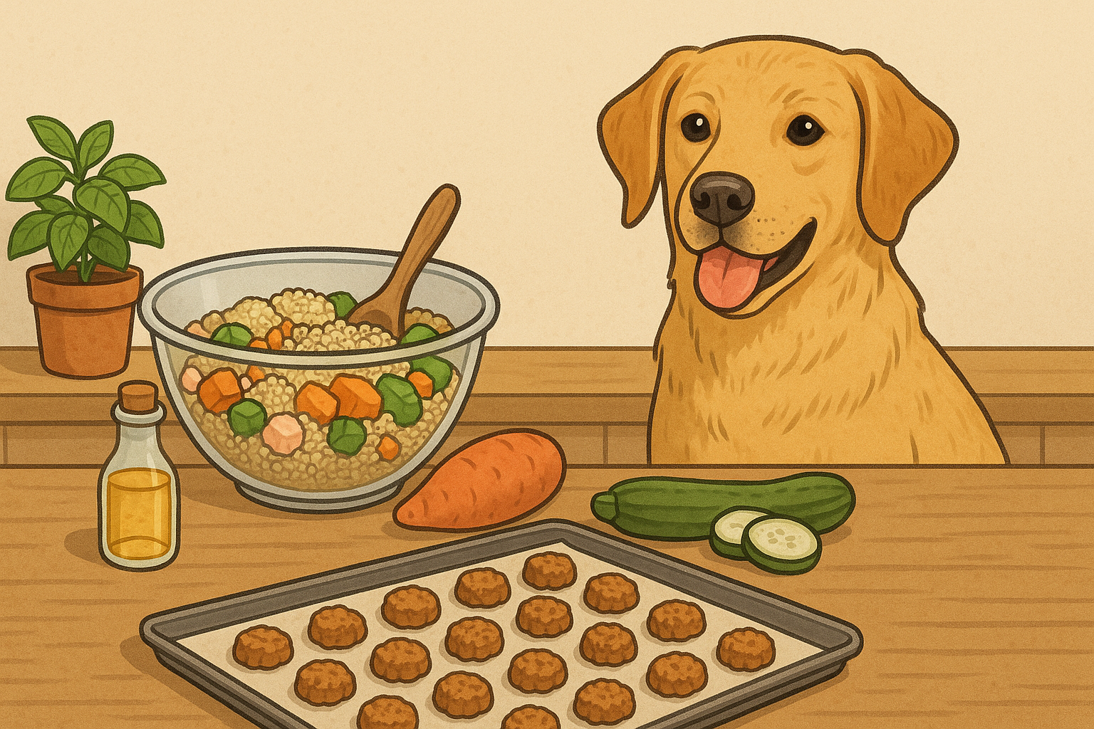 Recette maison : croquettes hypoallergéniques DIY